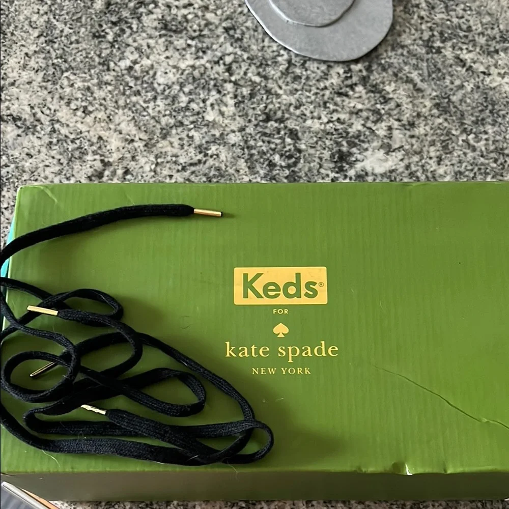 Kate Spade x Keds Black Sparkle Sneakers